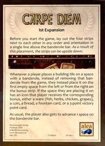 Carpe Diem : Première Extension