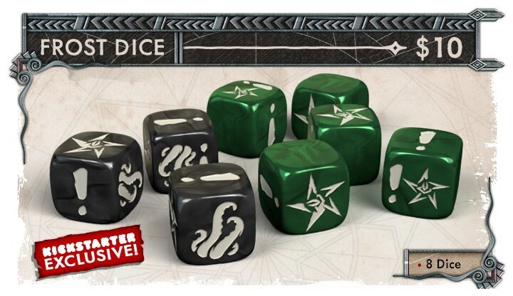 Cthulhu: Death May Die - frost dice