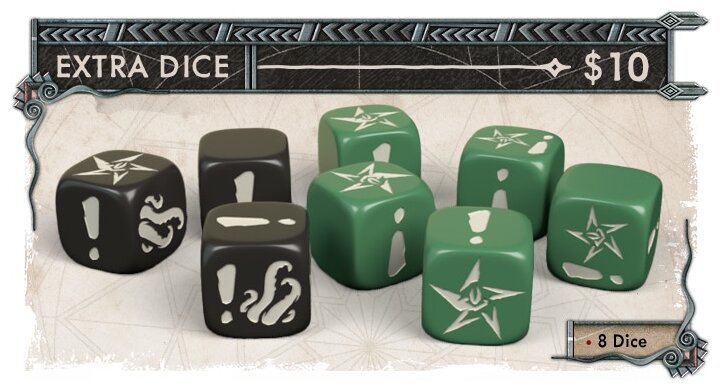 Cthulhu: Death May Die - extra dice