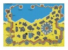 Cry Havoc - Carte Le Port Saxon Fortifié
