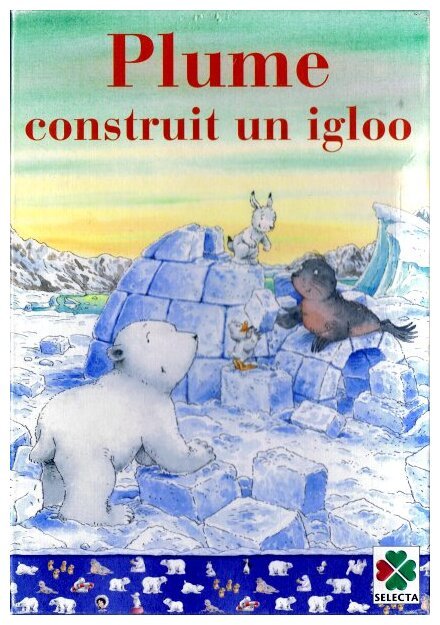 Plume construit un igloo