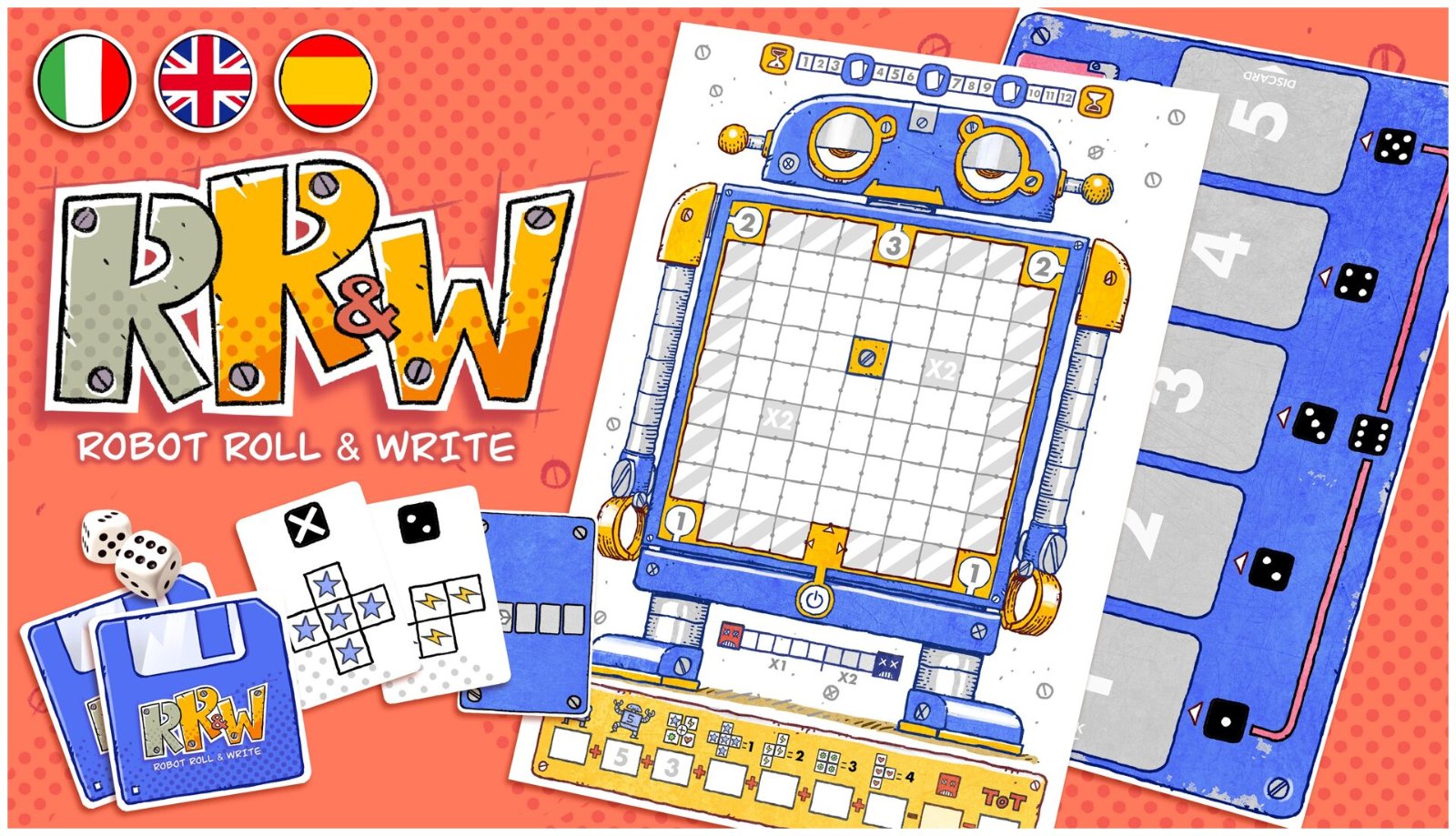 Robot Roll & Write