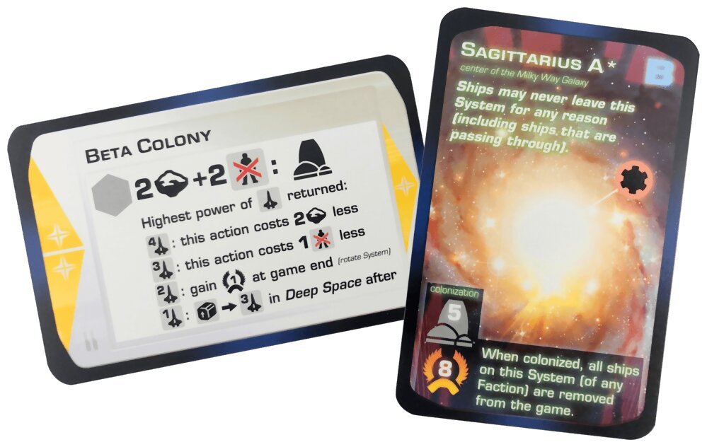 Beyond the Sun - Sagittarius A and Beta Colony Promo Cards