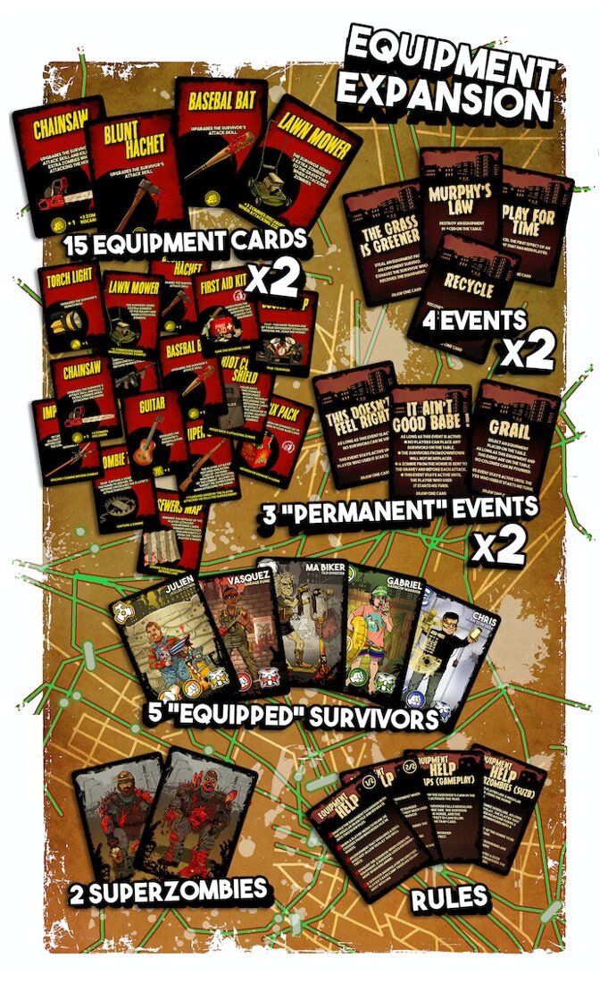 Zombie A-Social Club - Equipements