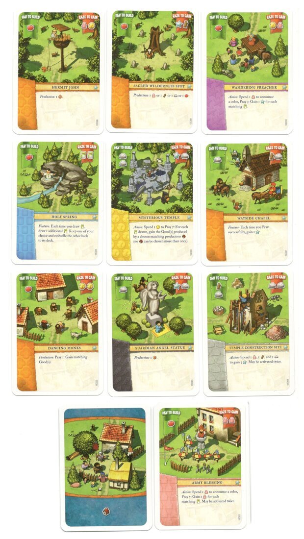 Imperial Settlers : Aztecs – Common cards