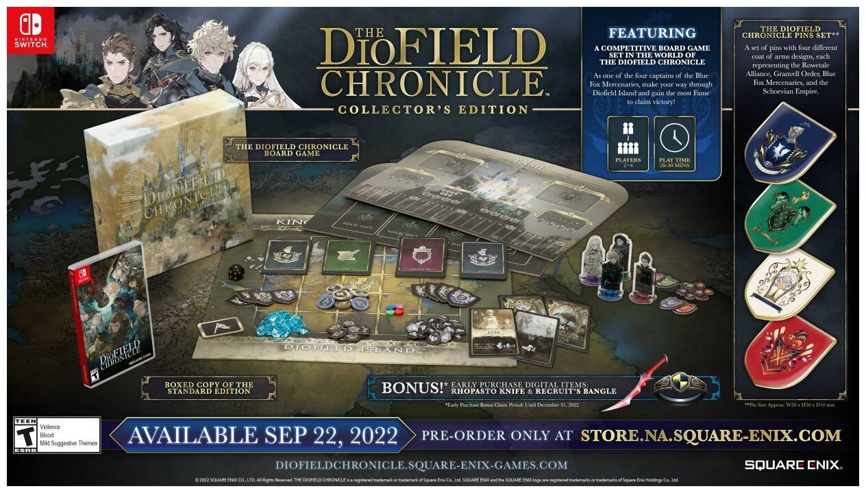 The DioFIELD Chronicle Board Game