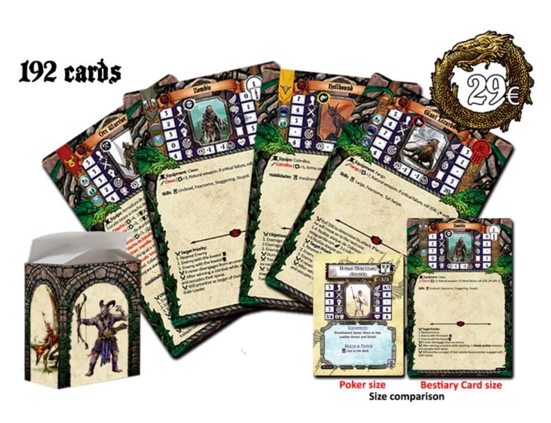 Dungeon Universalis - Bestiary Cards & Legendary Encounters