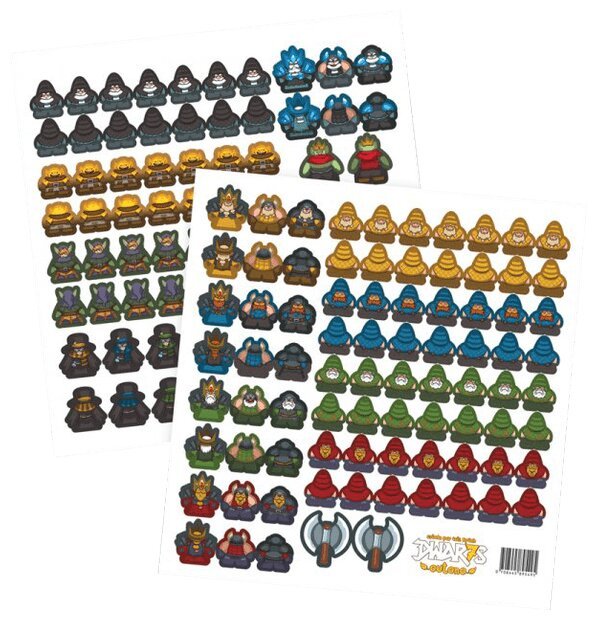 Dwar7s Fall: Meeple Stickers
