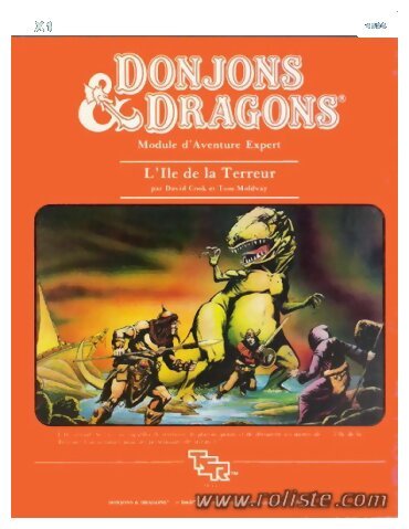 D&D - X1 - L'Ile de la Terreur