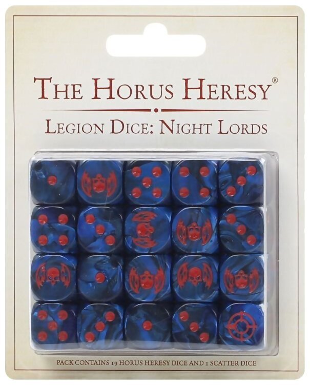 The Horus Heresy - Legion Dice: Night Lords