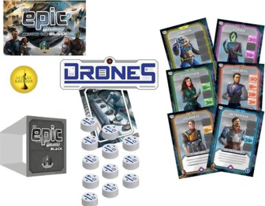 Tiny Epic Galaxies: Beyond the Black : kickstarter deluxe promo pack