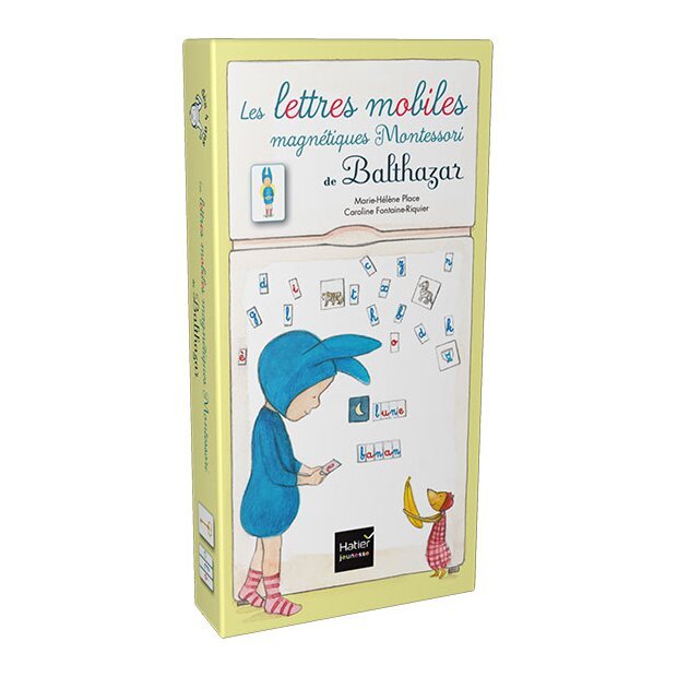 Les lettres mobiles magnétiques Montessori de Balthazar