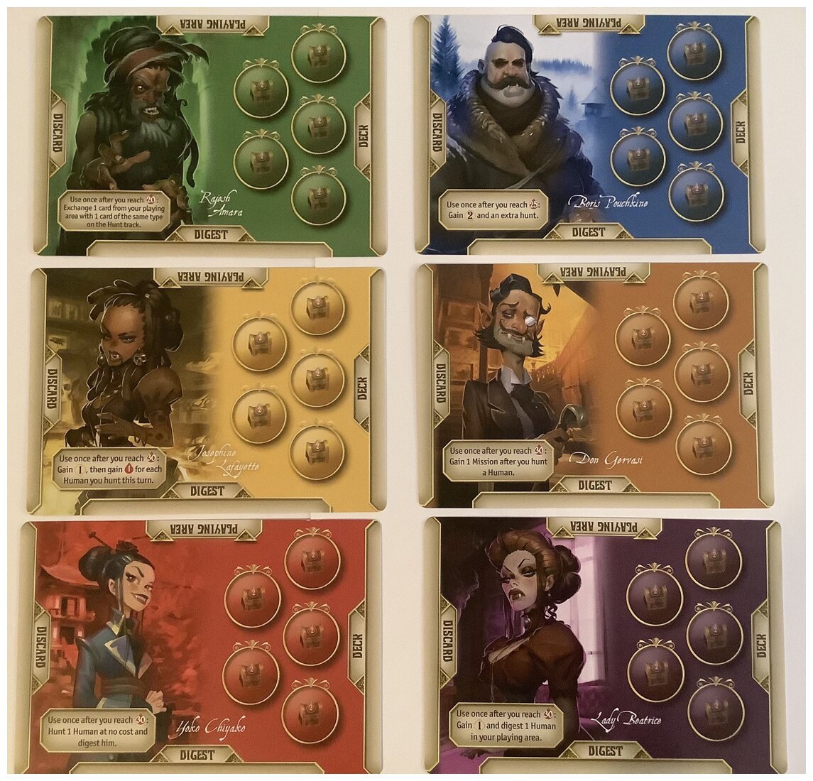 The Hunger - Vampire Promo Sheets