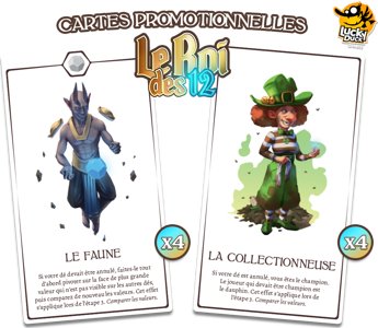 Le Roi des 12 - Cartes Promotionnelles