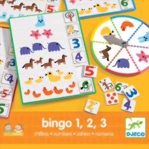 Bingo - Chiffres 1, 2, 3