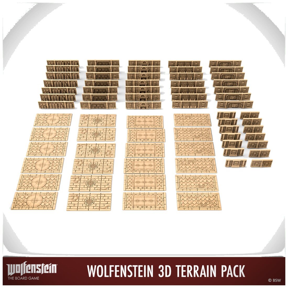 Wolfenstein : The Board Game - 3D Terrain Pack