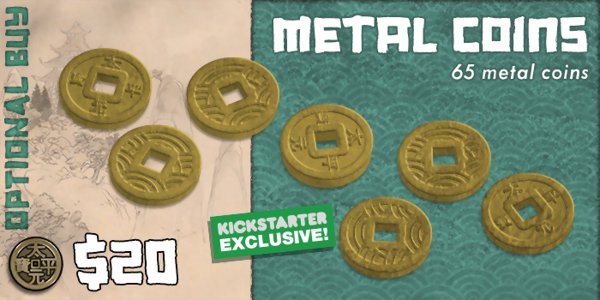 Rising Sun - 65 Metal Coins