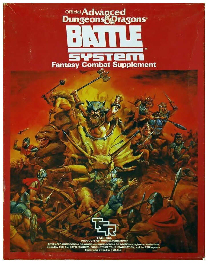 Advanced Dungeons & Dragons -  Battlesystem Fantasy Combat Supplement