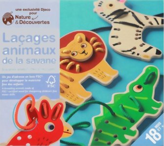 Laçages des animaux de la savane