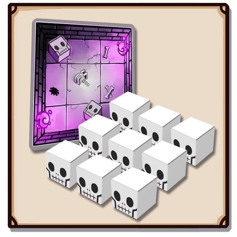 Dungeon Drop: Skeleton Skulls Mini-Expansion