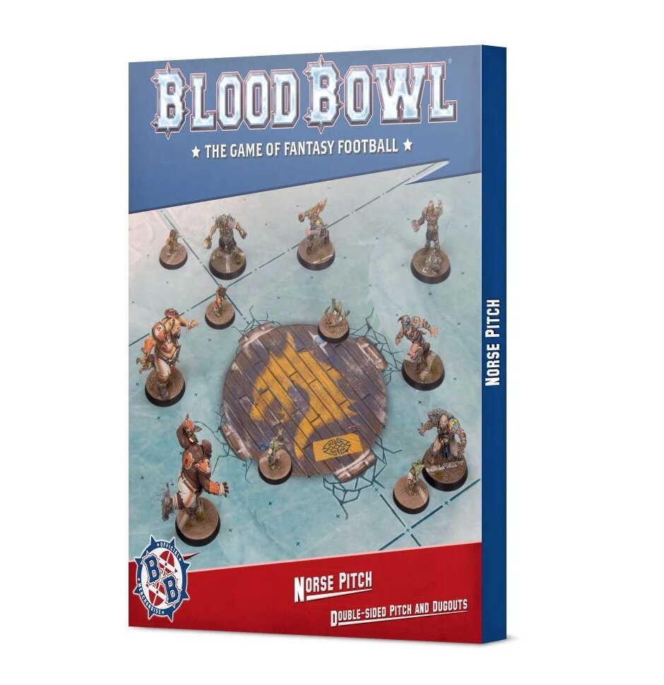 Blood Bowl - Norse Pitch : Double-sided Pitch and Dugouts Set