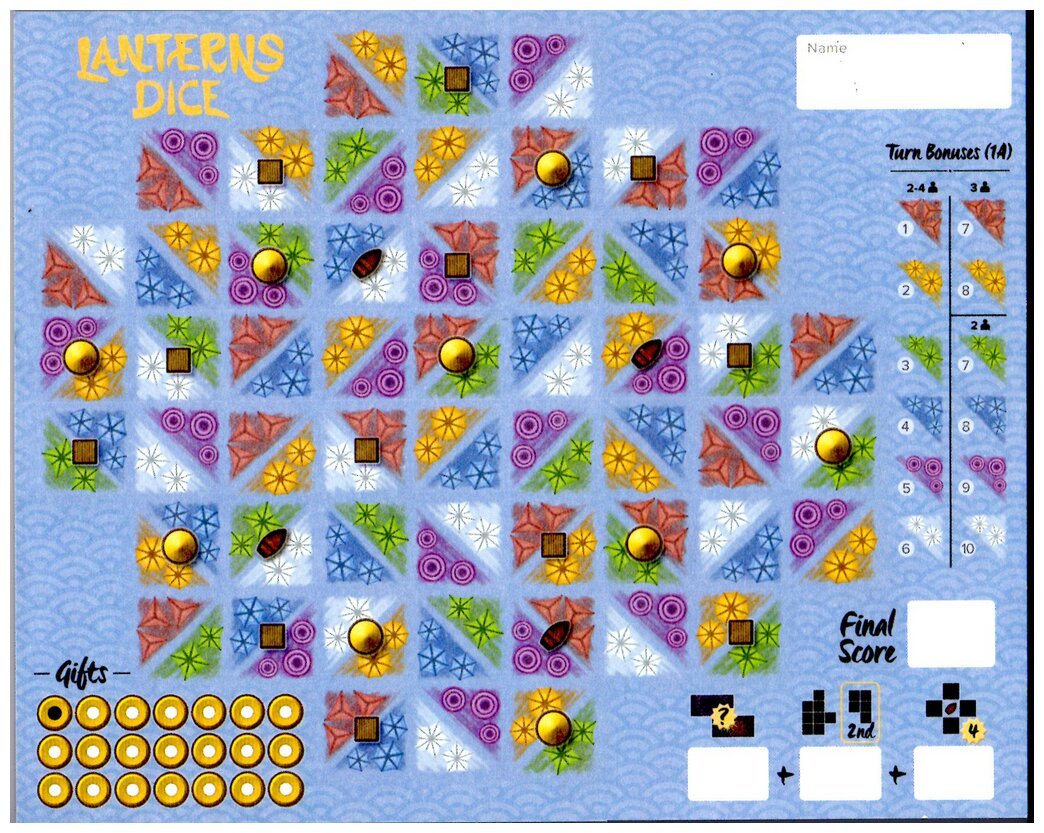Lanterns Dice - The Legendary Lakes