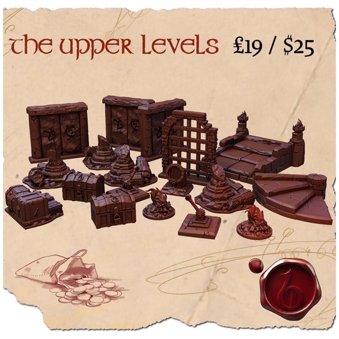 Bardsung - Upper Levels Terrain Box