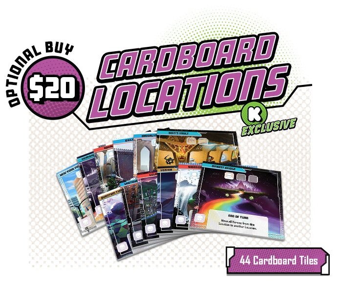 Marvel United - Classic Cardboard Locations
