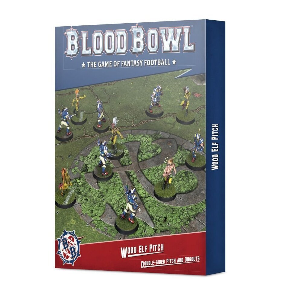 Blood Bowl - Wood Elf Pitch Double-Side Pitch Dugouts