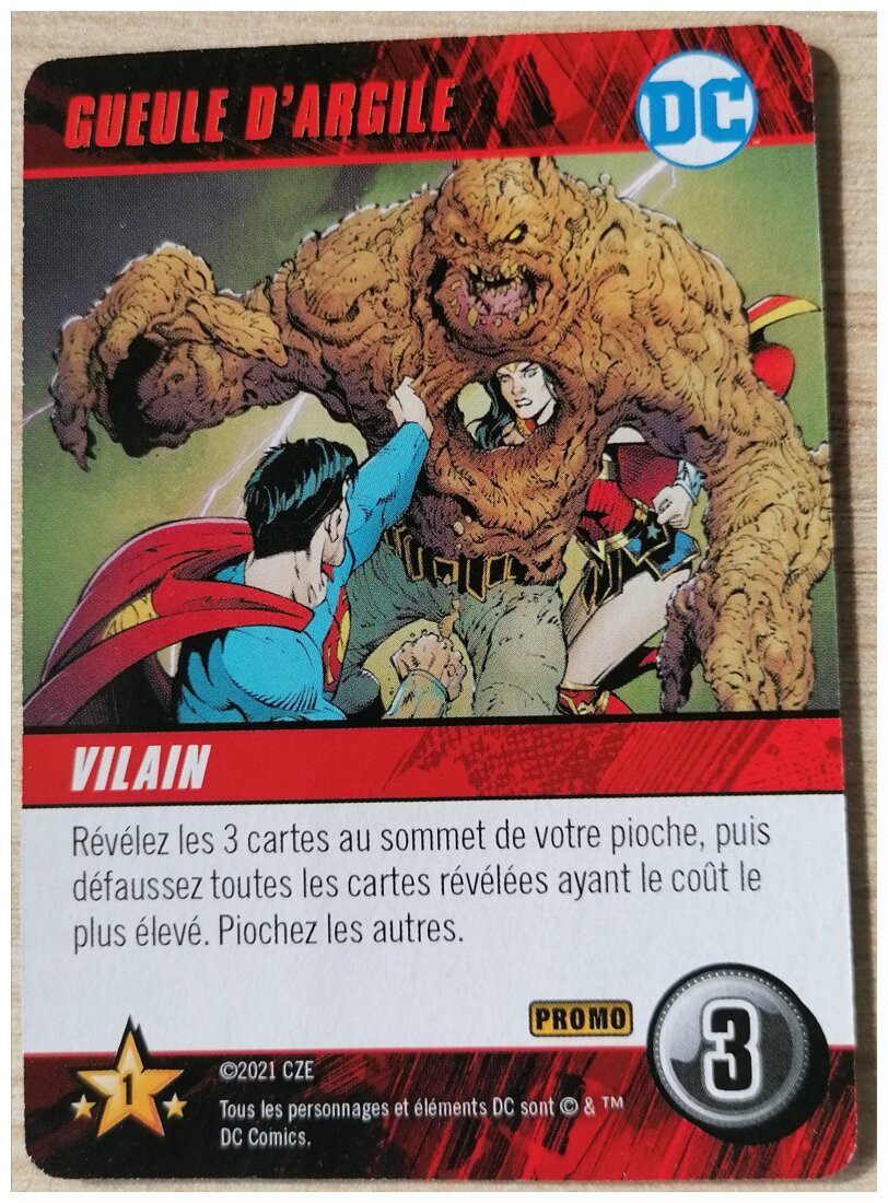 DC Comics Deck-Building Game - Gueule d'argile