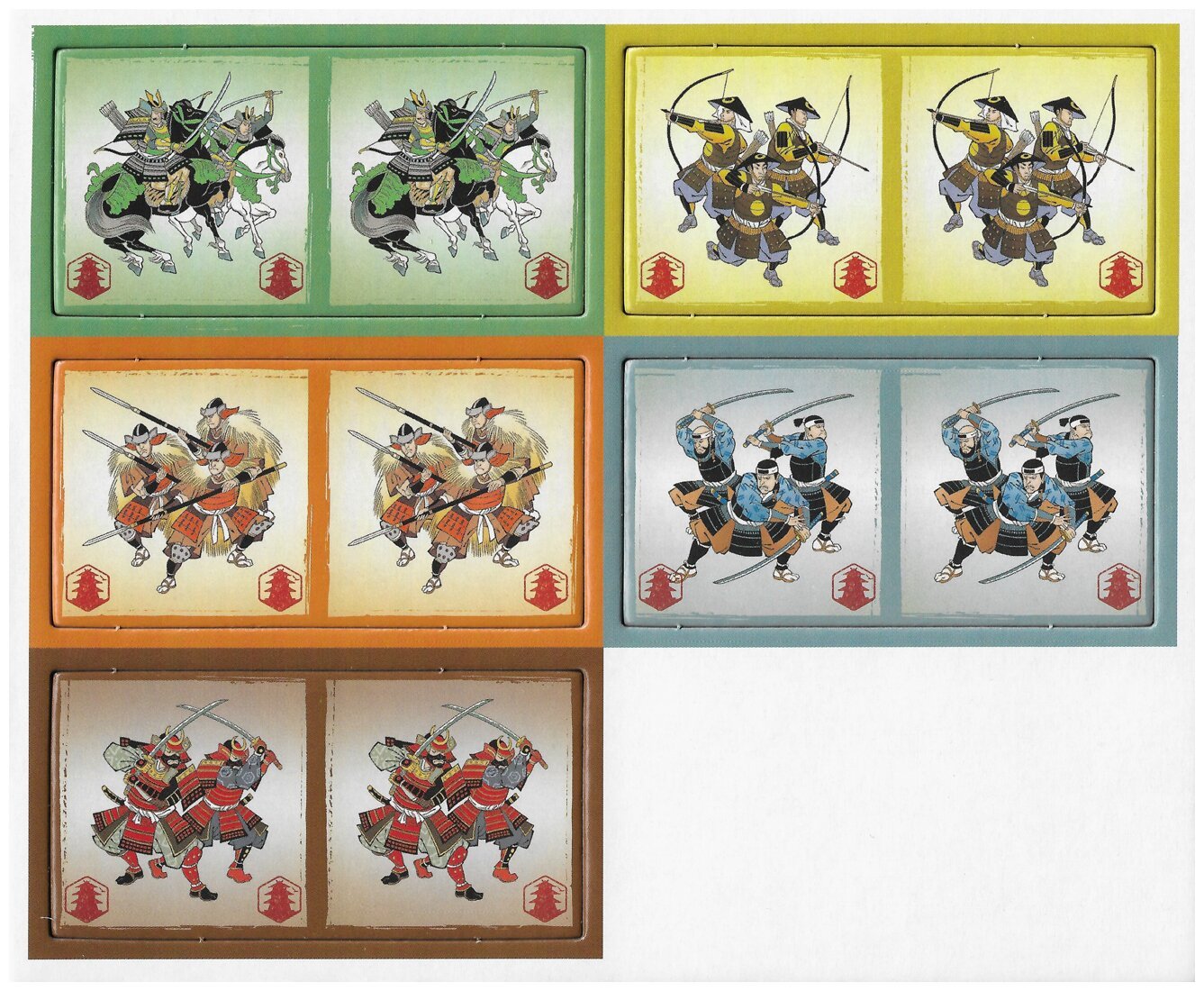 Gunkimono - Double Army Tiles