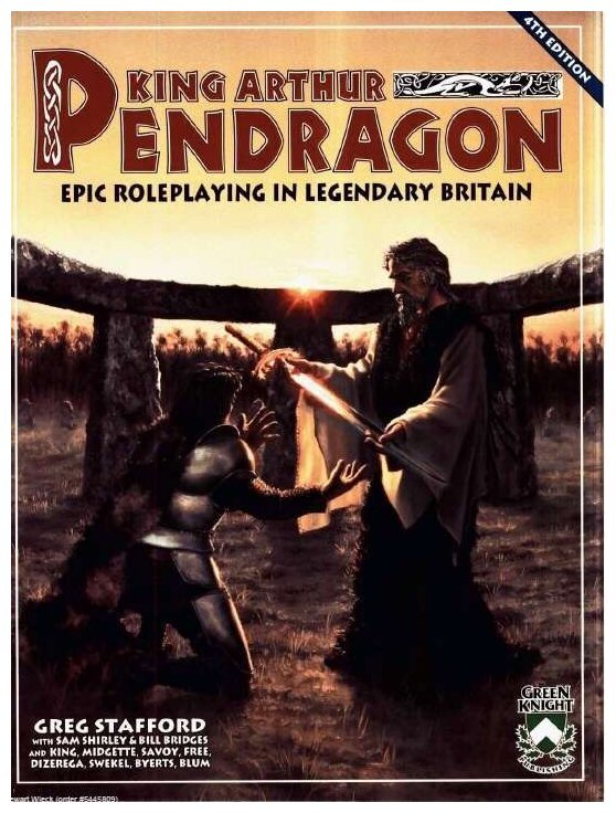 King Arthur Pendragon Core Rule Book - 4th Edition