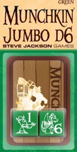 Munchkin - Jumbo d6 (Green)