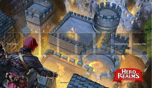 Hero Realms - Playmat Fire Bomb