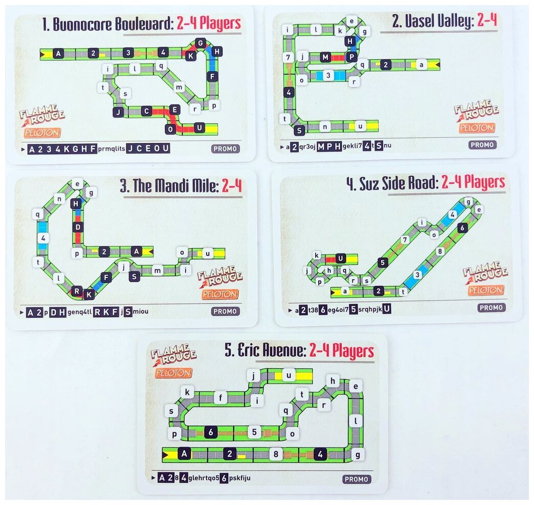 Flamme Rouge - Dice Tower Stage Cards Promo Pack