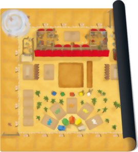 Camel Up - Tapis de jeu : Grand Prix du Sahara
