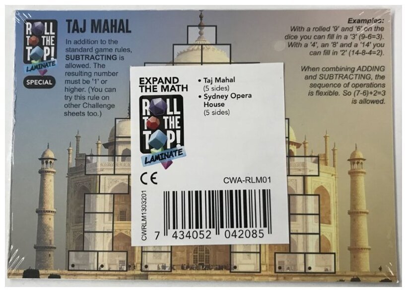 Roll To The Top! Laminate - Expand The Math