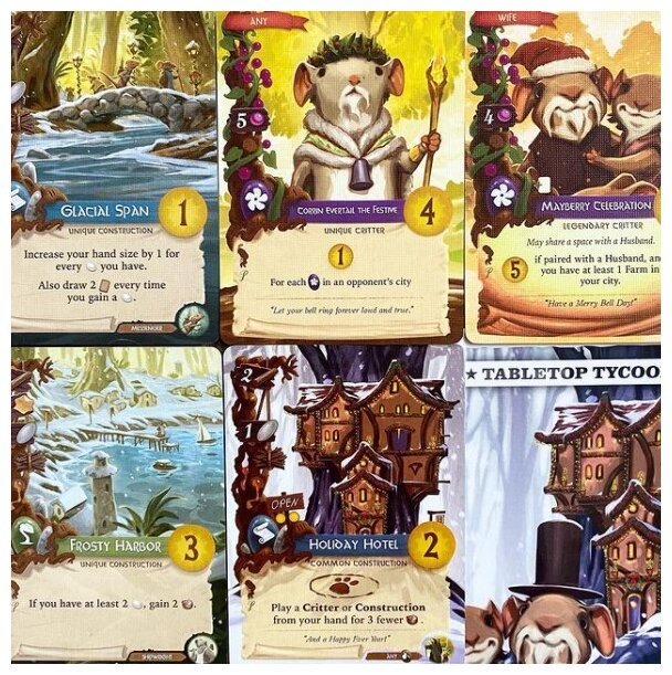 Everdell - christmas promo cards