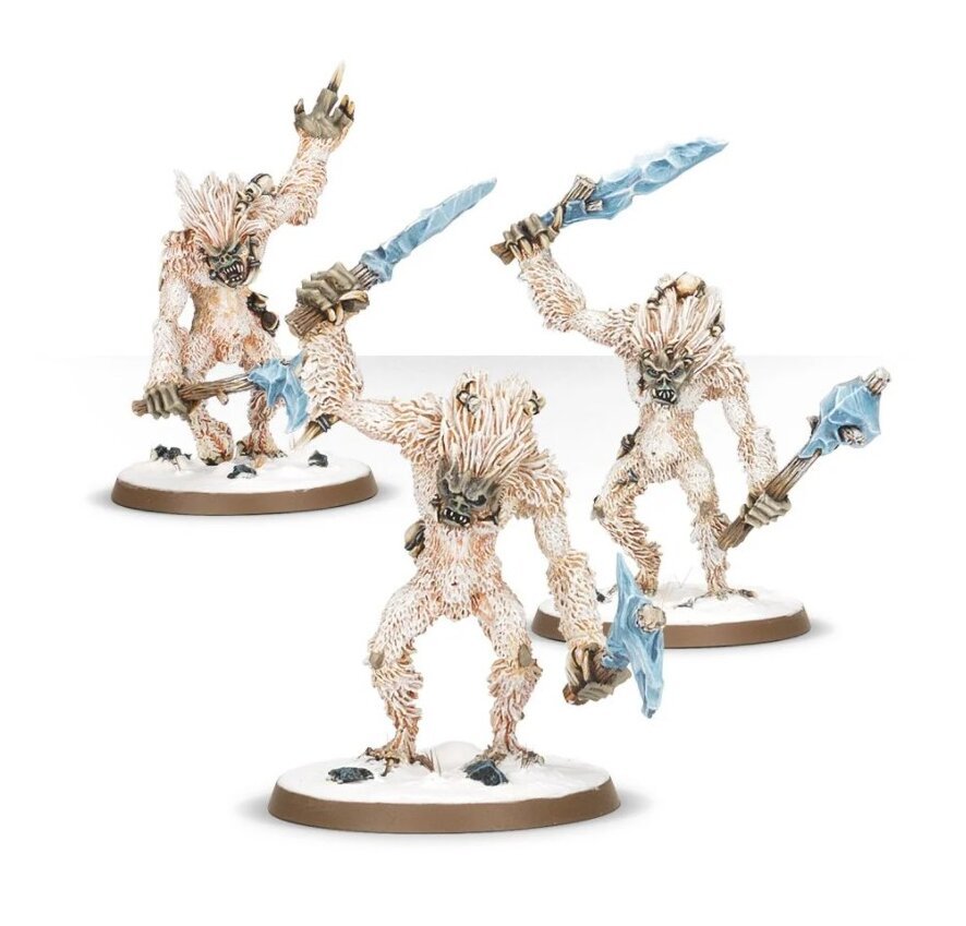 Age Of Sigmar - Beastclaw Raiders - Icefall Yhetees