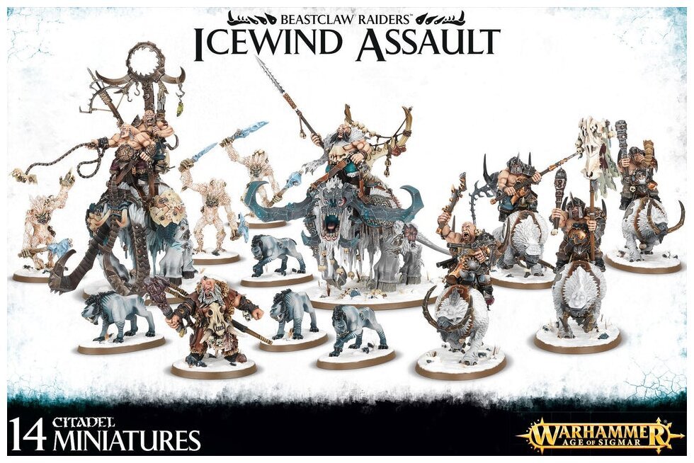 Age Of Sigmar - Beastclaw Raiders - Icewind Assault