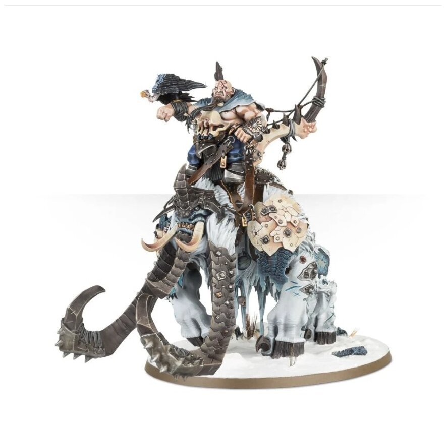Age Of Sigmar - Beastclaw Raiders - Huskard on Thundertusk