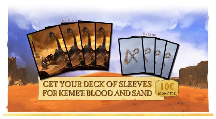 Kemet : Blood and Sand - set de sleeves