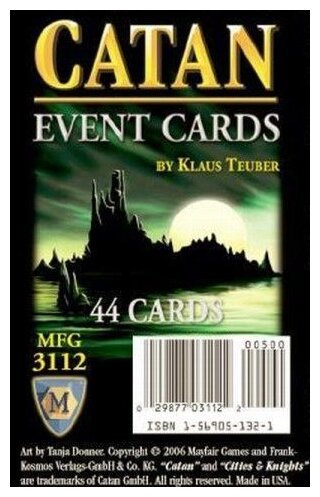 Catan - Event Cards