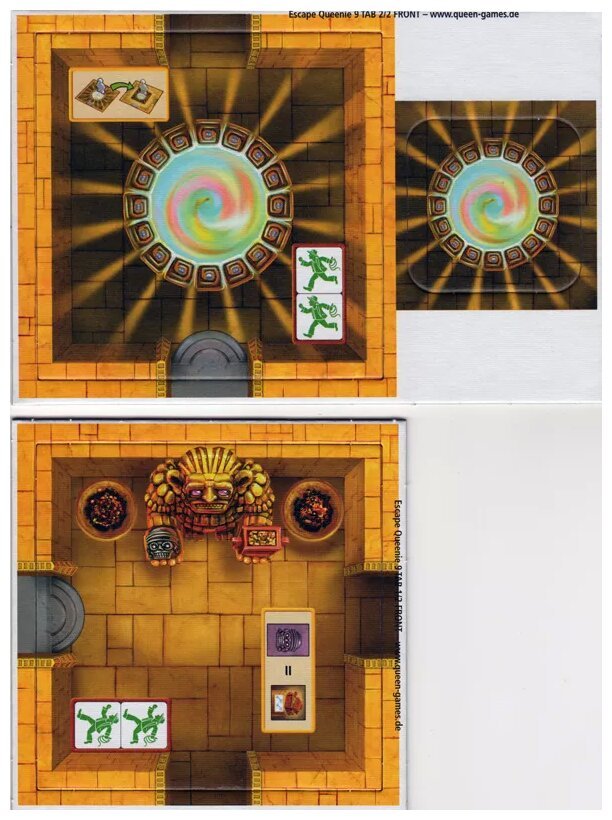 Escape : La Malédiction du Temple - Queenie 9 - Chambres d'échange et de téléportation