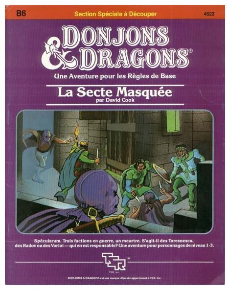 D&D - B6 - La Secte Masquée