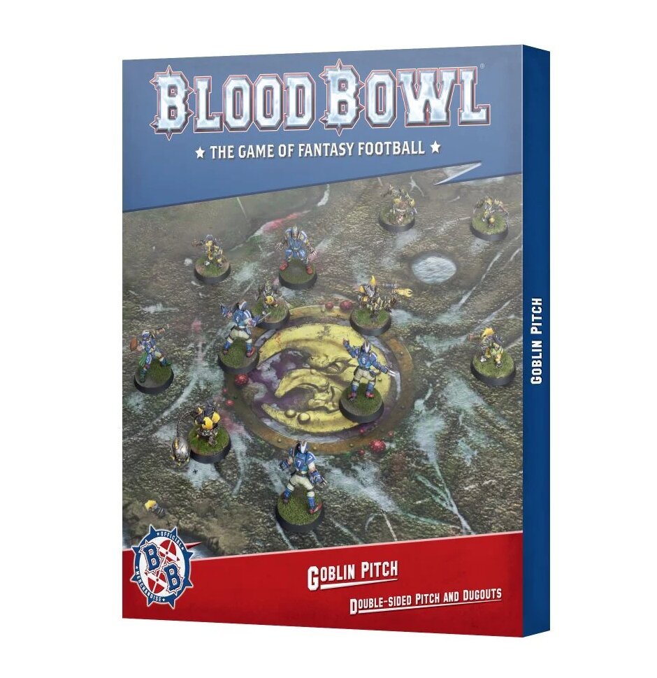 Blood Bowl : Deuxième Saison - Goblin Pitch – Double-sided Pitch and Dugouts Set