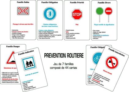 Jeu de 7 familles : Prévention Routière