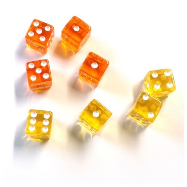 Tumblin-Dice - Dés Jaune Orange