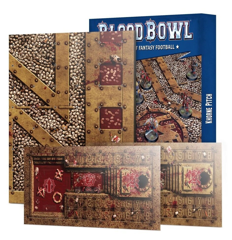 Blood Bowl - Set de Fosses et Terrain Double Face d'Équipe de Khorne