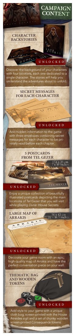 Dune : House Secrets - Pre-order bonus pack